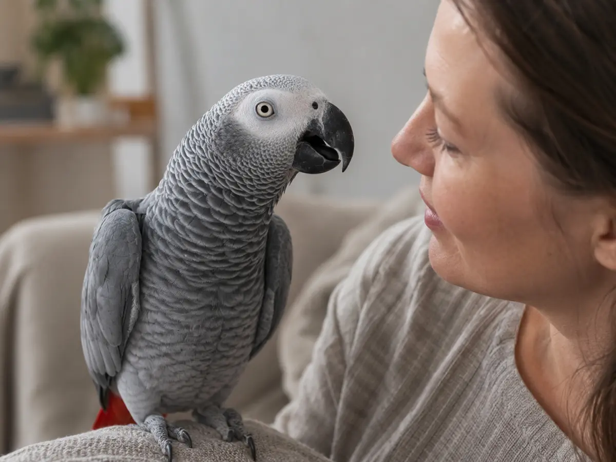 Loro hablando con una persona y observando su reacción